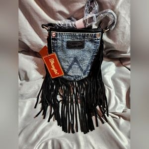 Wrangler Jean Pocket Fringe Crossbody